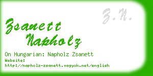 zsanett napholz business card